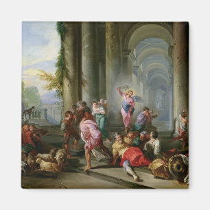 Christ Driving the Merchants from the Temple Magnet