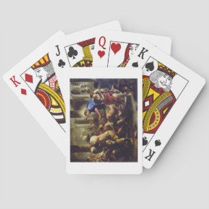 Christ Driving the Merchants from the Temple Playing Cards