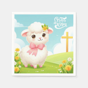 Christ/Easter/lamb/cross Napkin