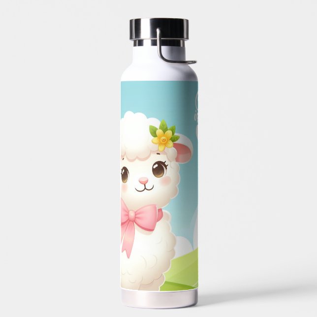 Christ/Easter/lamb/cross Water Bottle (Left)