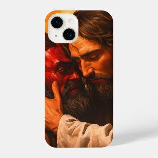 Christ Embracing Lucifer iPhone 14 Case