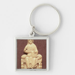 Christ enthroned, Byzantine, 10-11th century Key Ring