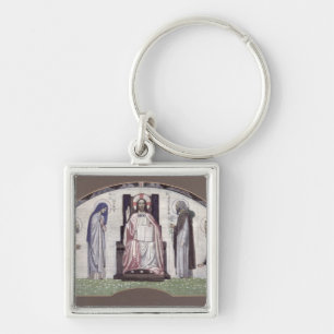Christ Enthroned Key Ring