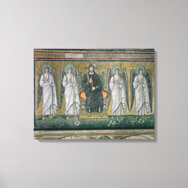 Christ enthroned with the angels canvas print (Front)