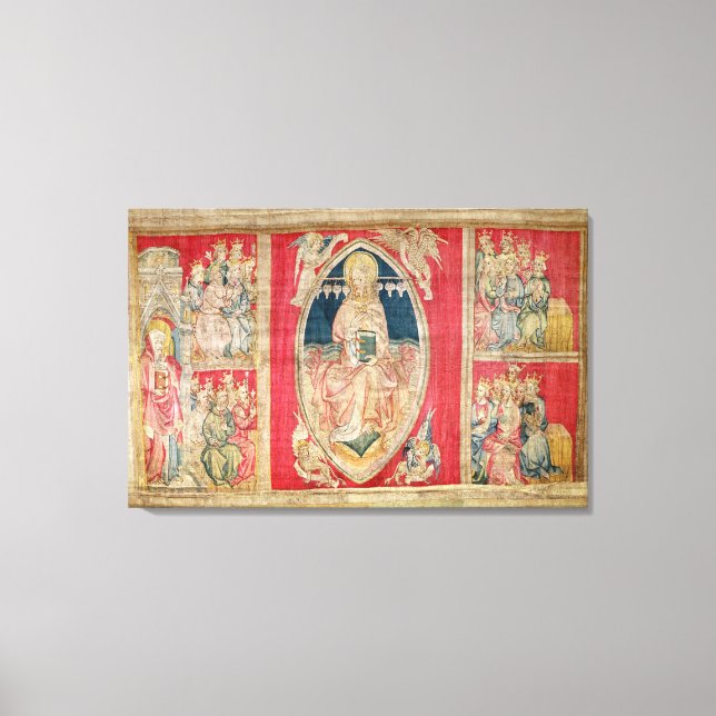 Christ enthroned with the apocalyptic beasts canvas print (Front)