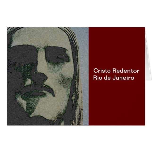 Christ face - Rio de Janeiro (Front Horizontal)