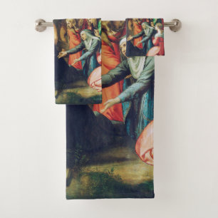 Christ Falling on the Way to Calvary Bath Towel Set