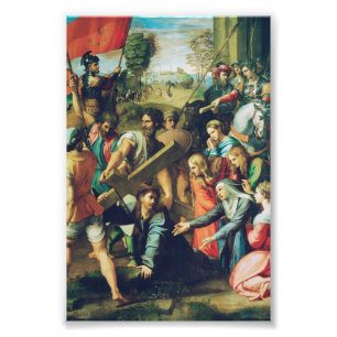 Christ Falling on the Way to Calvary Photo Print