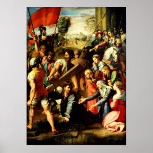 Christ Falling on the Way to Calvary Poster