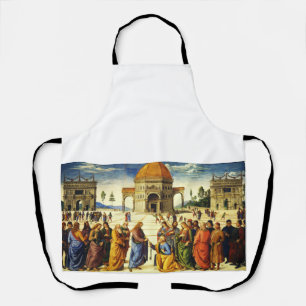 Christ Giving the Keys to Saint Peter Apron