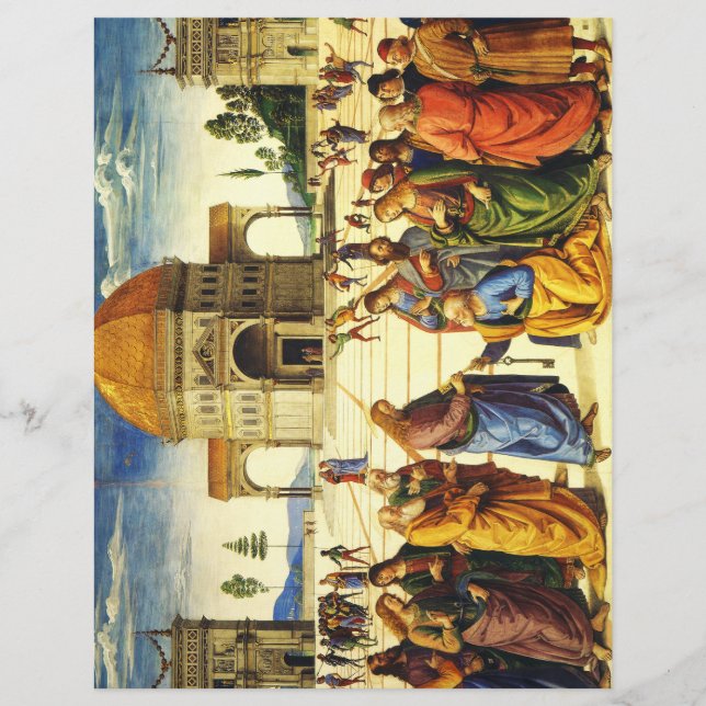 Christ Giving the Keys to Saint Peter Flyer (Front)