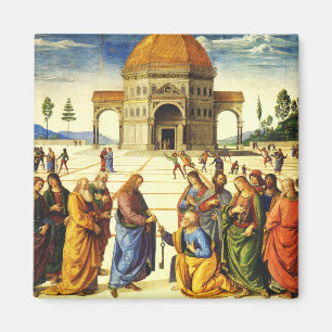 Christ Giving the Keys to Saint Peter Magnet