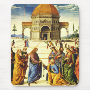 Christ Giving the Keys to Saint Peter Mouse Mat