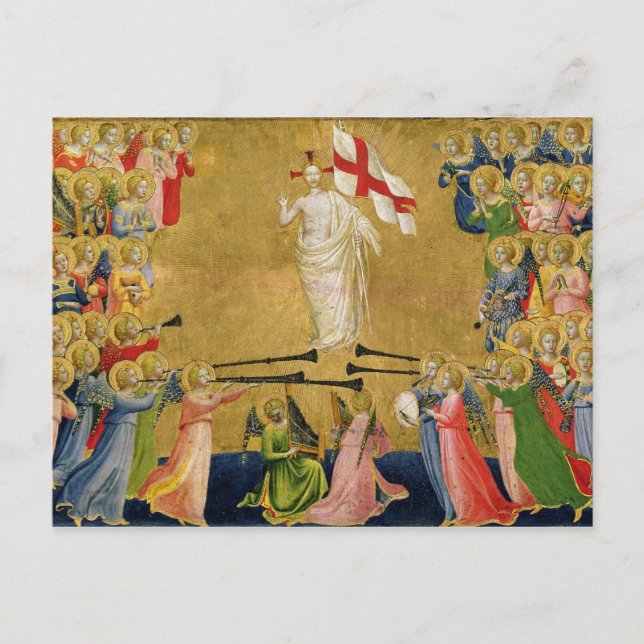 Christ Glorified in the Court of Heaven, 1423-24 Postcard (Front)