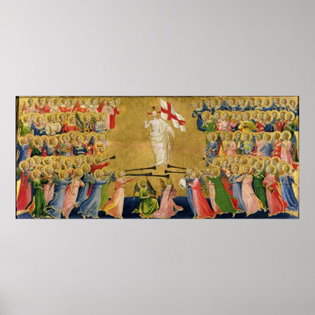 Christ Glorified in the Court of Heaven, 1423-24 Poster (Front)