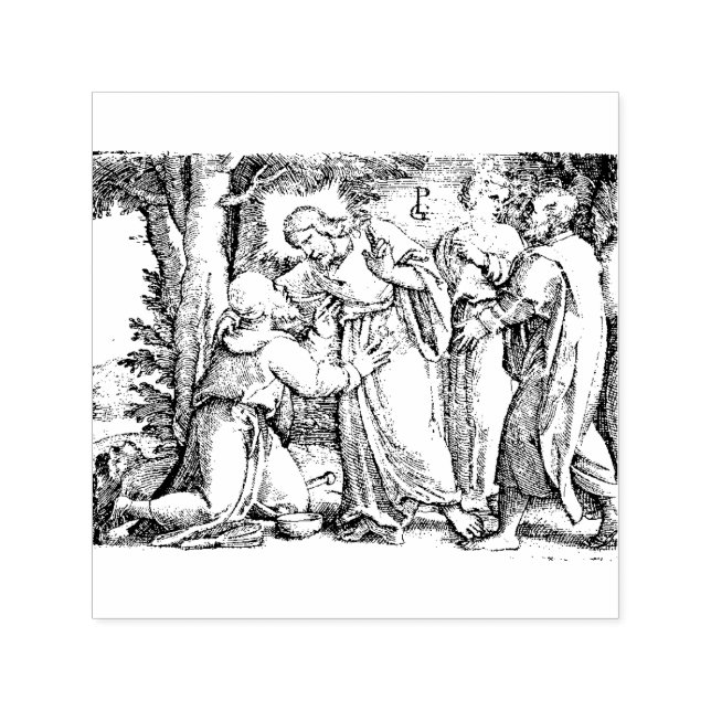 Christ Healing the Leper Self-inking Stamp (Design)