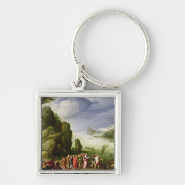 Christ Healing the Possessed of Gerasa, 1608 Key Ring (Front)