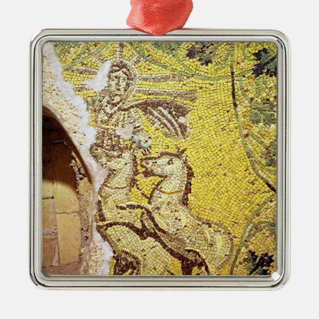 Christ Helios Metal Tree Decoration (Front)