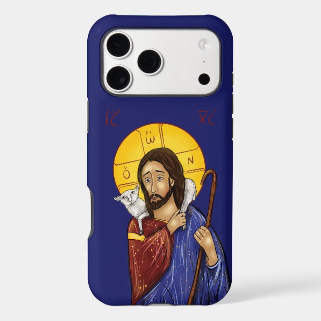 Christ Icon (3)  iPhone case - multiple sizes (Back)