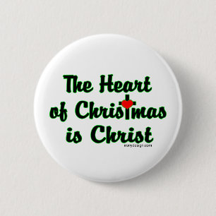 Christ in Christmas 6 Cm Round Badge