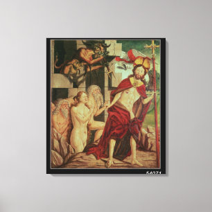 Christ in Hell Canvas Print