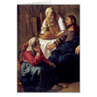 Christ In House Of Martha By Johannes Vermeer