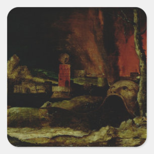 Christ in Limbo 2 Square Sticker