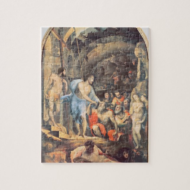 Christ in Limbo, c.1530-35 (panel) Jigsaw Puzzle (Vertical)
