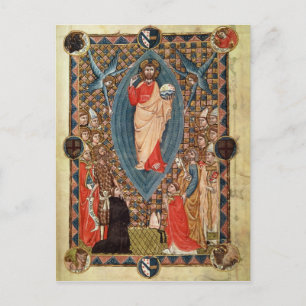 Christ in Majesty with Saints Postcard