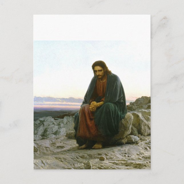 Christ in the Desert Postcard (Front)