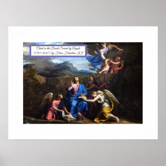 Christ in the desert poster