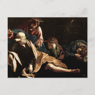 Christ in the Garden by Caravaggio Postcard