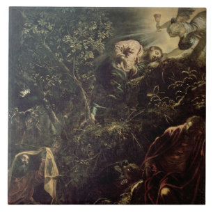 Christ in the Garden of Gethsemane 2 Tile