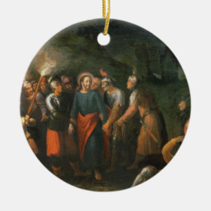 Christ in the Garden of Gethsemane Ceramic Tree Decoration