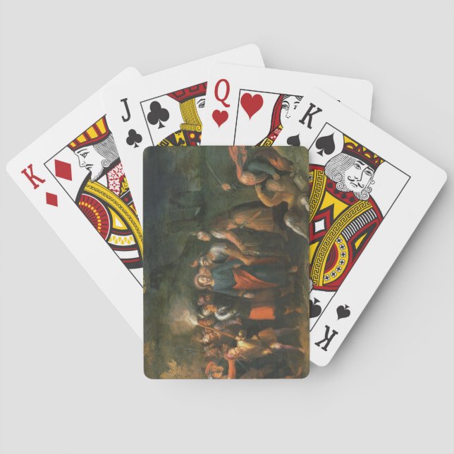 Christ in the Garden of Gethsemane Playing Cards (Back)