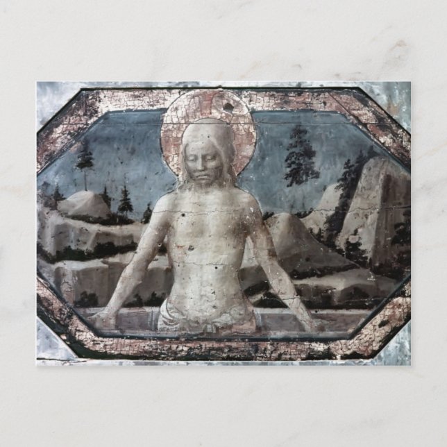 Christ in the grave by Jacopo Bellini Postcard (Front)