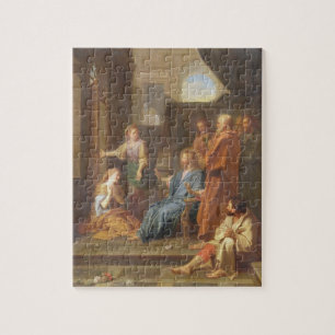 Christ in the House of Martha and Mary Jigsaw Puzzle