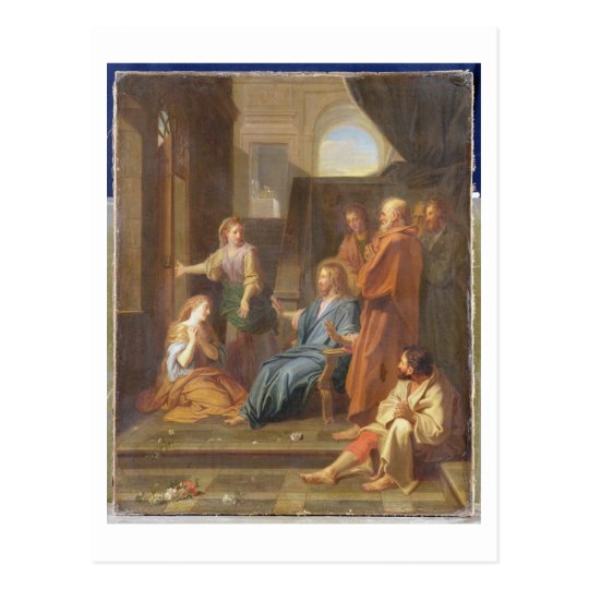 Christ in the House of Martha and Mary Postcard