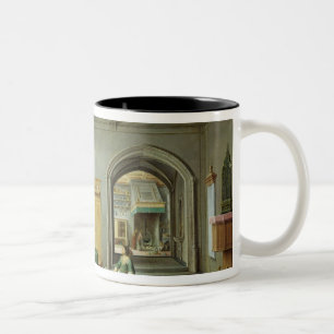 Christ in the House of Martha and Mary Two-Tone Coffee Mug