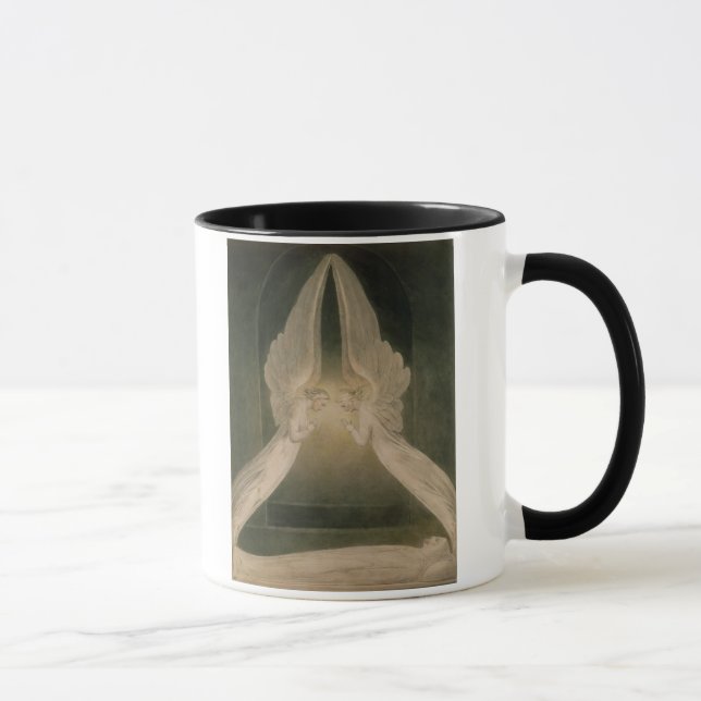 Christ in the Sepulchre, Guarded by Angels Mug (Right)