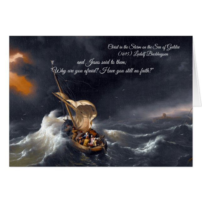 Christ in the Storm (Front Horizontal)