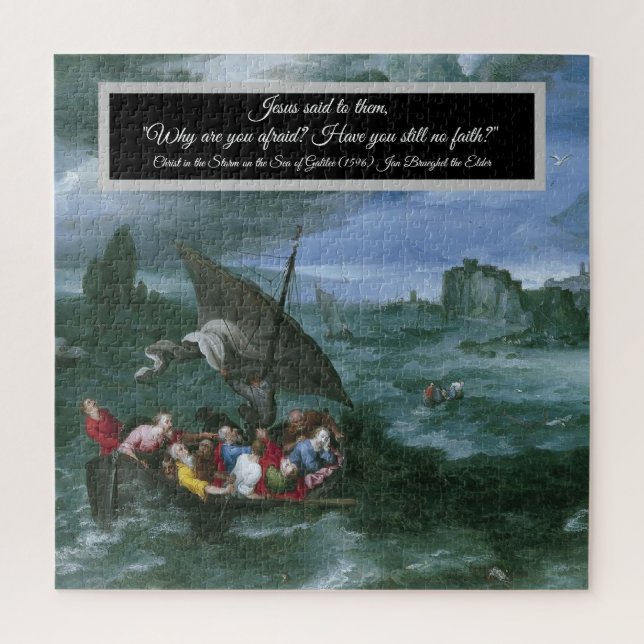 Christ in the Storm Jigsaw Puzzle (Vertical)