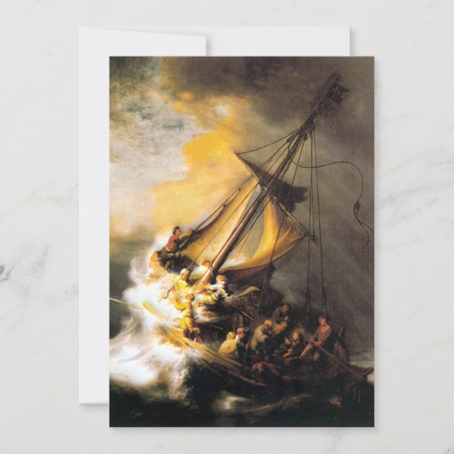 Christ in the Storm on Sea of Galilee- Rembrandt (Front)