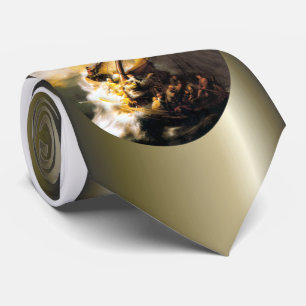 Christ in the Storm on Sea of Galilee- Rembrandt Tie