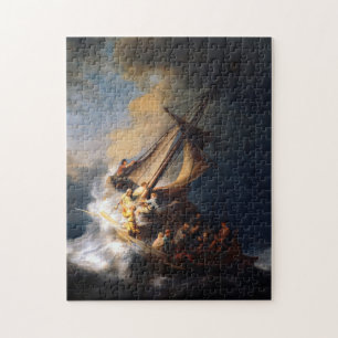 Christ in the Storm on the Sea of Galilee, 1633 Jigsaw Puzzle