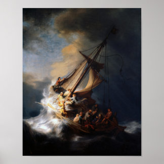 Christ in the Storm on the Sea of Galilee Poster