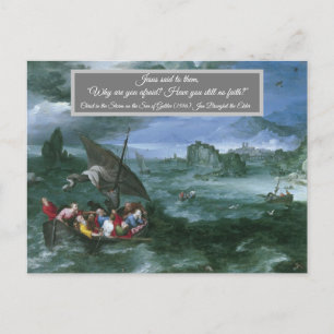 Christ in the Storm Postcard