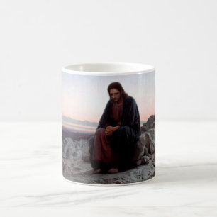 Christ in the Wilderness, Ivan Kramskoi Coffee Mug