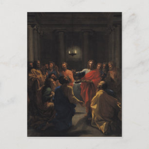 Christ Instituting the Eucharist Postcard