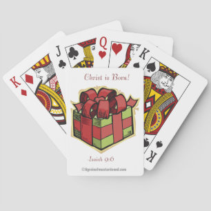 Christ is Born Playing Cards